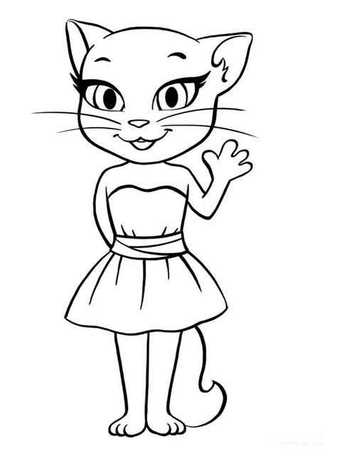 Sexy Angela Coloring Page Free Printable Coloring Pages For Kids