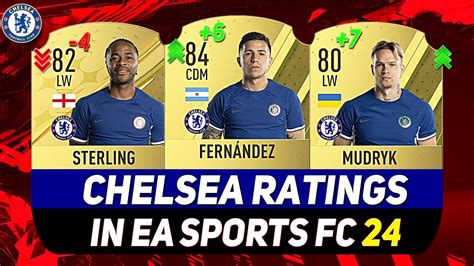 Chelsea Player Ratings In Ea Fc Ft Enzo Fern Ndez Mudryk