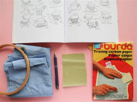 Some things to take into consideration before deciding which way you'd like to put your embroidery pattern onto fabric are the color of the fabric and how permanent you want the stencil to be on the. How to Transfer Embroidery Patterns onto Dark Fabric | My ...