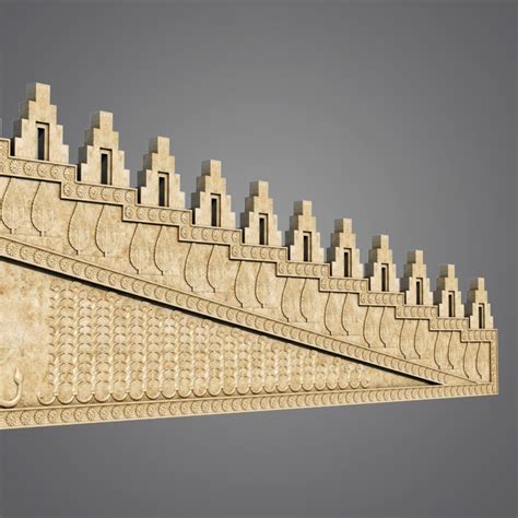 مدل سه بعدی نقش برجسته کاخ تخت جمشید 3dwing