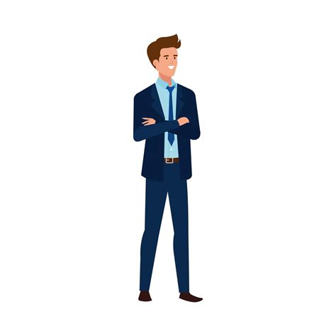 Businessman Elegant Avatar Character Icon 3351663 Vector Art At Vecteezy