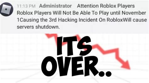 Roblox Data Breach Roblox Outage 2021 Youtube