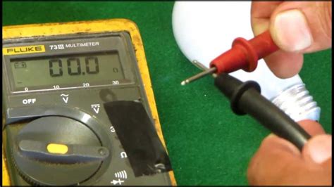 Using A Multimeter To Check A Light Bulb Youtube