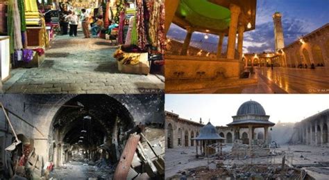 Desolate Metropolis Before And After Aleppos Annihilation
