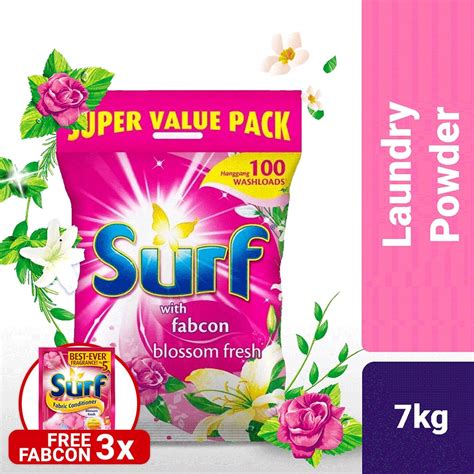 Surf Powder Detergent Blossom Fresh 7kg Pouch Shopee Philippines
