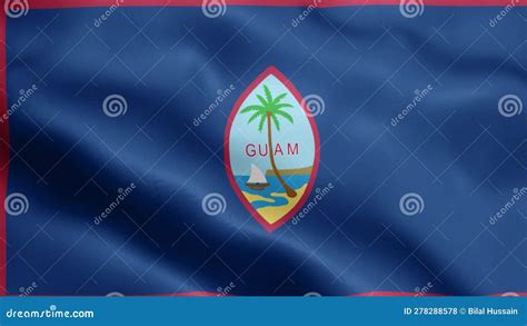 Guam Flag Video Waving In Wind Guam Flag Wave Loop Waving In Wind