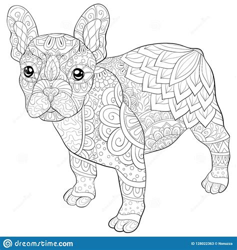 It seem you have decided to take puppy coloring pages ideas for today. Adult Coloring Page,book A Cute Dog Image For Relaxing ...