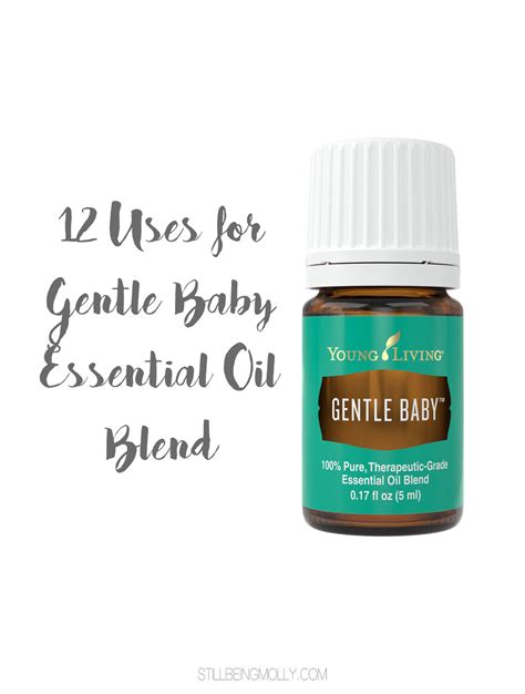 I use it in a homemade diaper balm for my baby! 12 Uses for Gentle Baby Essential Oil Blend - still being ...