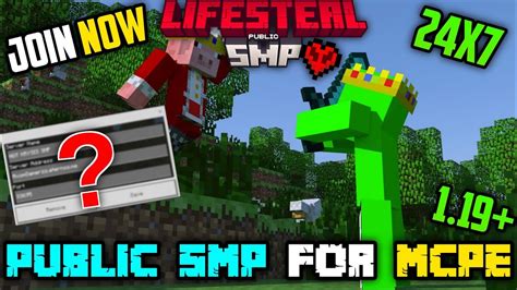 Best Public Lifesteal Smp For Minecraft Pe 119√ Best Free Lifesteal