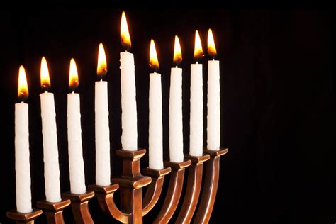 Hanukkah Jewish Festival Holiday Candelabrum Candle Menorah Hanukiah