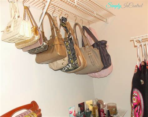 Bag hanger hook/handbag hook hanger bag holder. Closet Organization - How to Give your Apartment Closet a ...