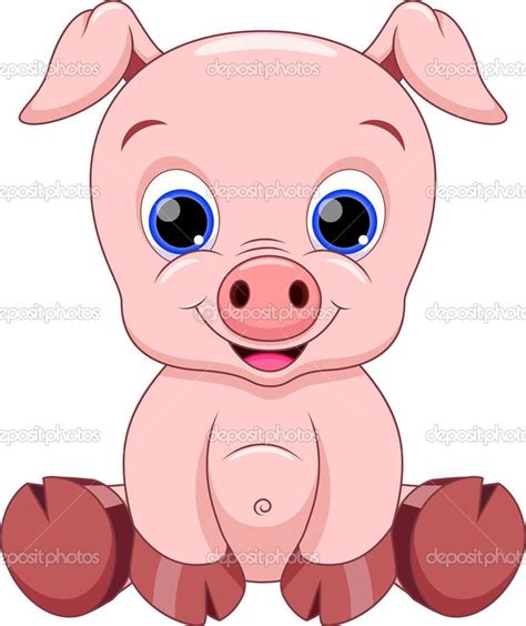 Porquinho Desenho Rosa Pesquisa Google Porco Desenho Porcos Fofos