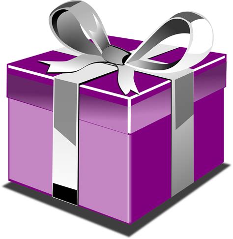 Box Present Purple Free Vector Graphic On Pixabay