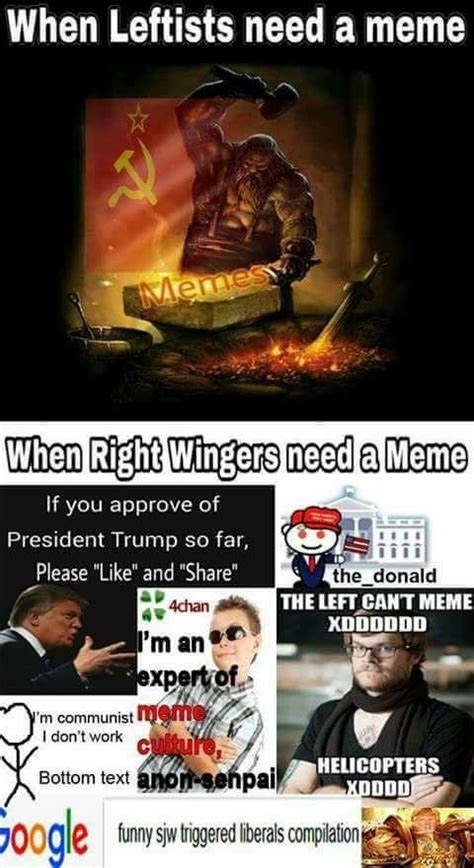 The Right Cant Meme The Left Cant Meme Know Your Meme