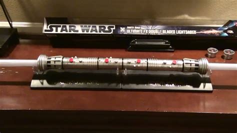 Hasbro Ultimate Fx Darth Maul Double Bladed Lightsaber Review Youtube