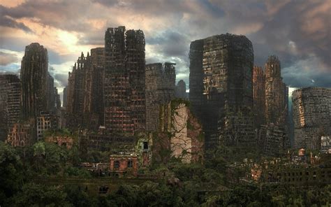 Wallpaper Video Games City Cityscape Apocalyptic