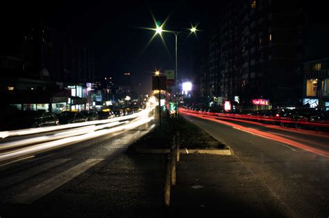 Sfondi Strada Luce Notte Lesposizione A Lungo Sera Traffico