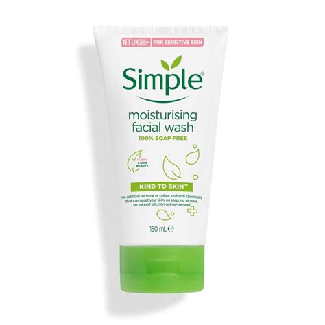 Simple Kind To Skin Moisturizing Facial Wash 150ml Urban Beauty