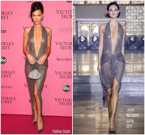 Why bella hadid and the weeknd split (and how it impacts the victoria's secret fashion show). Bella Hadid In Julien Macdonald @ 2018 Victoria's Secret ...