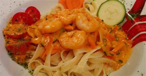 Pasta Scampi Nudeln mit Garnelen von MaLi488 Ein Thermomix Rezept