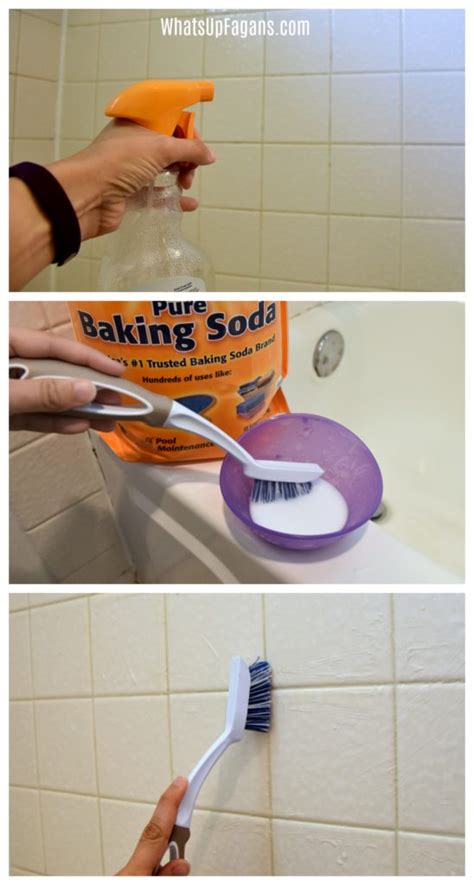 Fill a spray bottle with half vinegar and half warm. 3 of the Best Ways to Clean Grout in Your Bathroom
