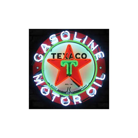 Neonetics Texaco Gasoline Neon Sign Neon Signs Auto Body Toolmart