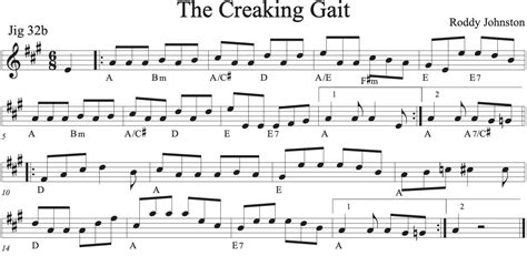 The Creaking Gait 32 Bar Jig By Roddy Johnston