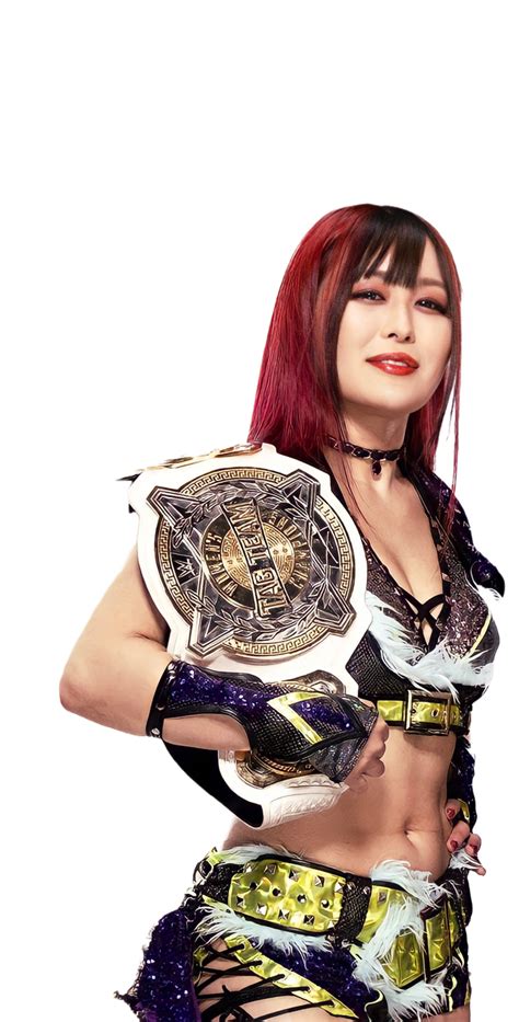 Iyo Sky Tag Team Championship Render Png By Livvonce On Deviantart