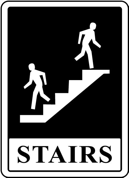 Stairs Sign Claim Your 10 Discount