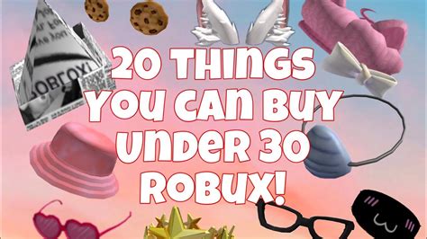 Or even billionaire with rblx city today! 20 Things you can buy under 30 Robux 😱 (in Roblox ...