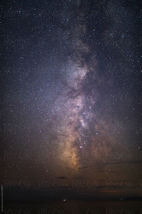 Milky Way Galaxy Night Sky Del Colaborador De Stocksy Ani Dimi