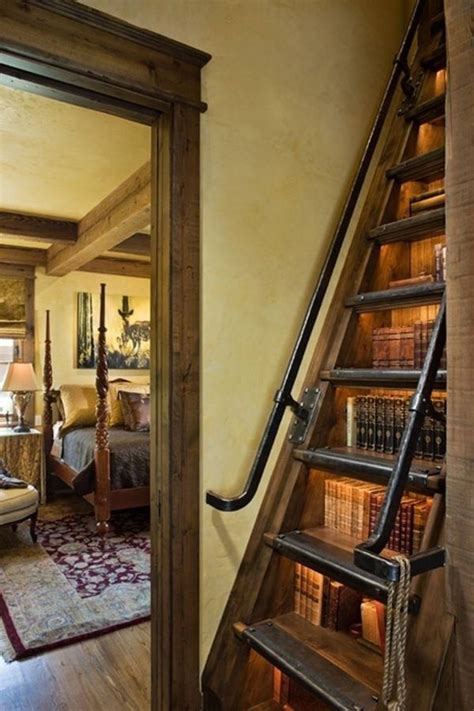 21 Amazing Bookshelves In The Staircase As A Great Idea Of Space Saving