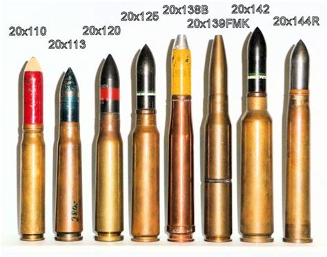 20mm Cannon Cartridges Until 1945 Part Two 20x110 Hs404 20x113