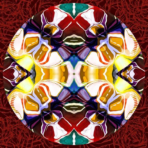 World Of Color Modern Mandala Digital Art By Georgiana Romanovna