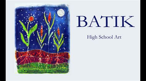 See more ideas about art for kids, batik art, kids art projects. Batik - High School Art Lesson - YouTube