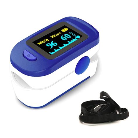 Fingertip Pulse Oximeter Blood Oxygen Saturation Monitor Spo2 With