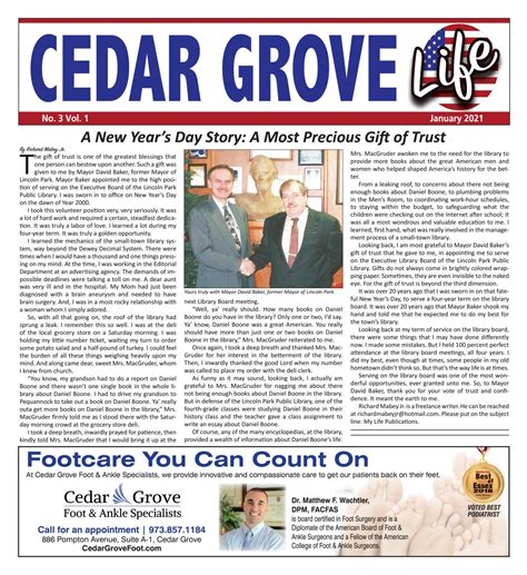 Cedar Grove January 20021 by My Life Publications..Maljon LLC - Issuu