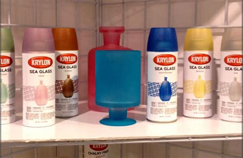 √ Krylon Spray Paint Sea Glass