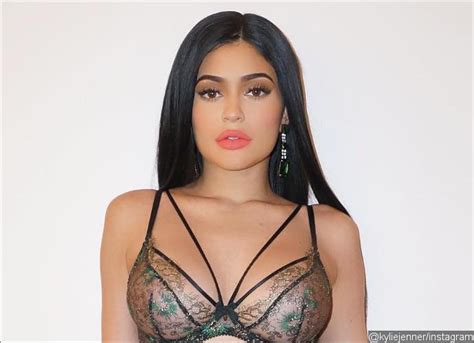 Kylie Jenner Shows Off Ample Assets In Sheer Bra