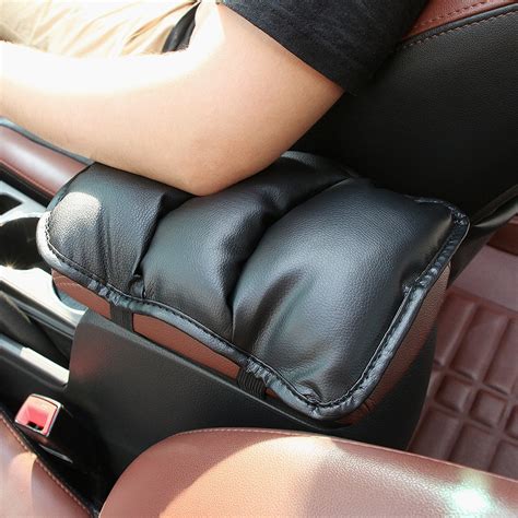 Universal Car Armrest Soft Leather Central Console Box Pad Cover Cushion Support Box Arm Rest