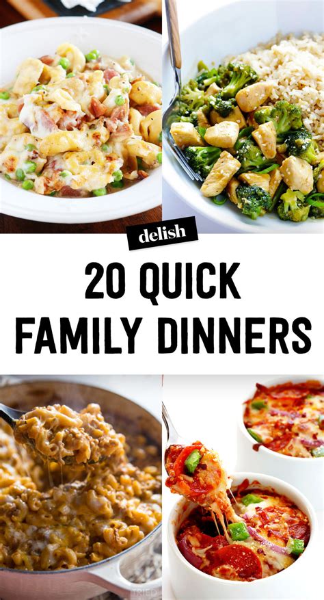 easy dinner recipes for family