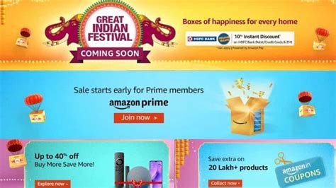 Amazon Great Indian Festival Sale Announced 10 Instant Discount On