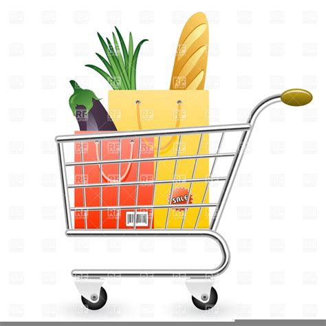 Supermarket Trolley Clipart Free Images At Vector Clip