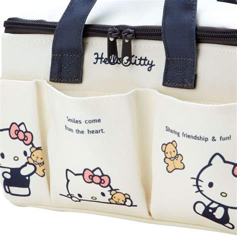 Carry Bag With Lid M Hello Kitty Sanrio Meccha Japan