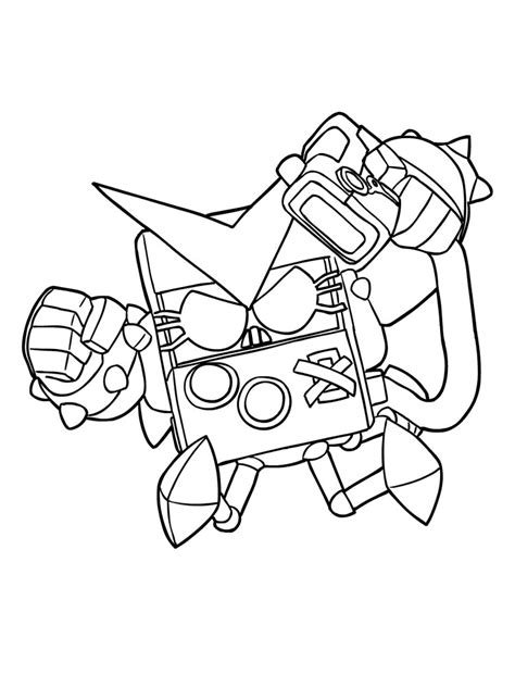 The outer, heavy outline makes it perfect to use as a coloring page. Free 8 Bit Brawl Stars coloring pages. Download and print 8 Bit Brawl Stars coloring pages