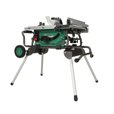 C10rj 10 Jobsite Table Saw W Fold Roll Stand Metabo Hpt