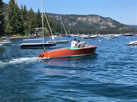 A Perfect Day On Lake Tahoe Classic Boats Woody Boater