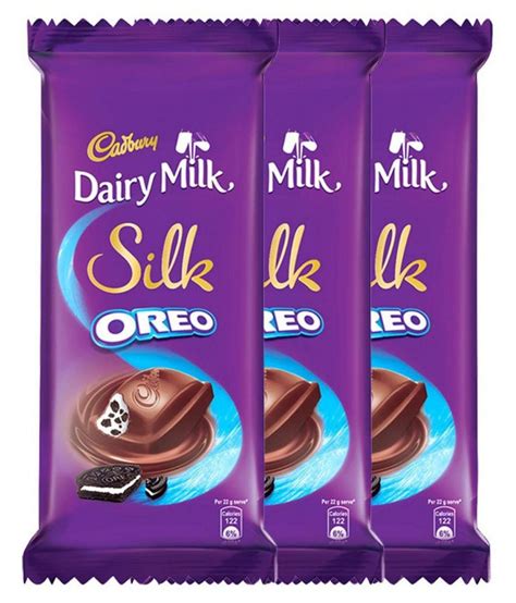 0g saturated fat per serving; Cadbury Dairy Milk Silk Oreo Milk Chocolate 390 gm: Buy Cadbury Dairy Milk Silk Oreo Milk ...