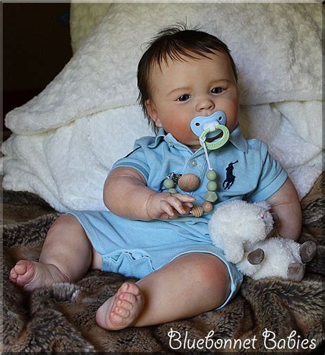 Reborn Baby Joseph Awake 3 Months By Bluebonnet Babies Reborn