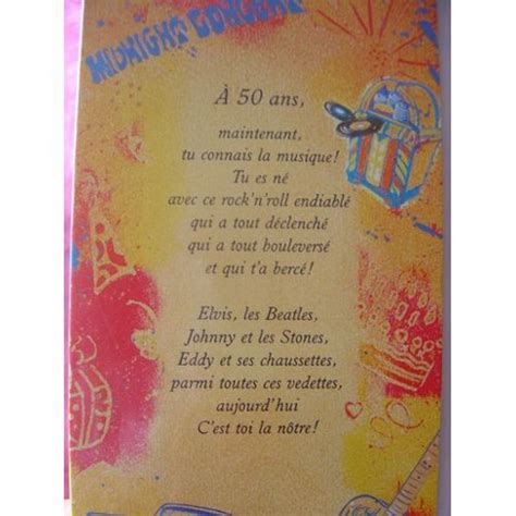 Comment souhaiter un anniversaire avec humour ? exemple carte anniversaire originale 50 ans